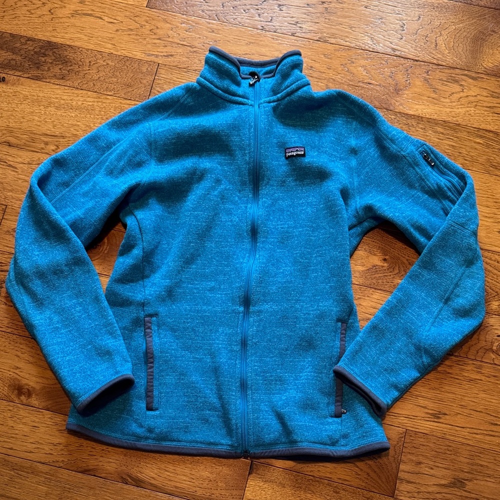 Patagonia Blue Zip-Up Better Sweater Fleece Jacket size medium